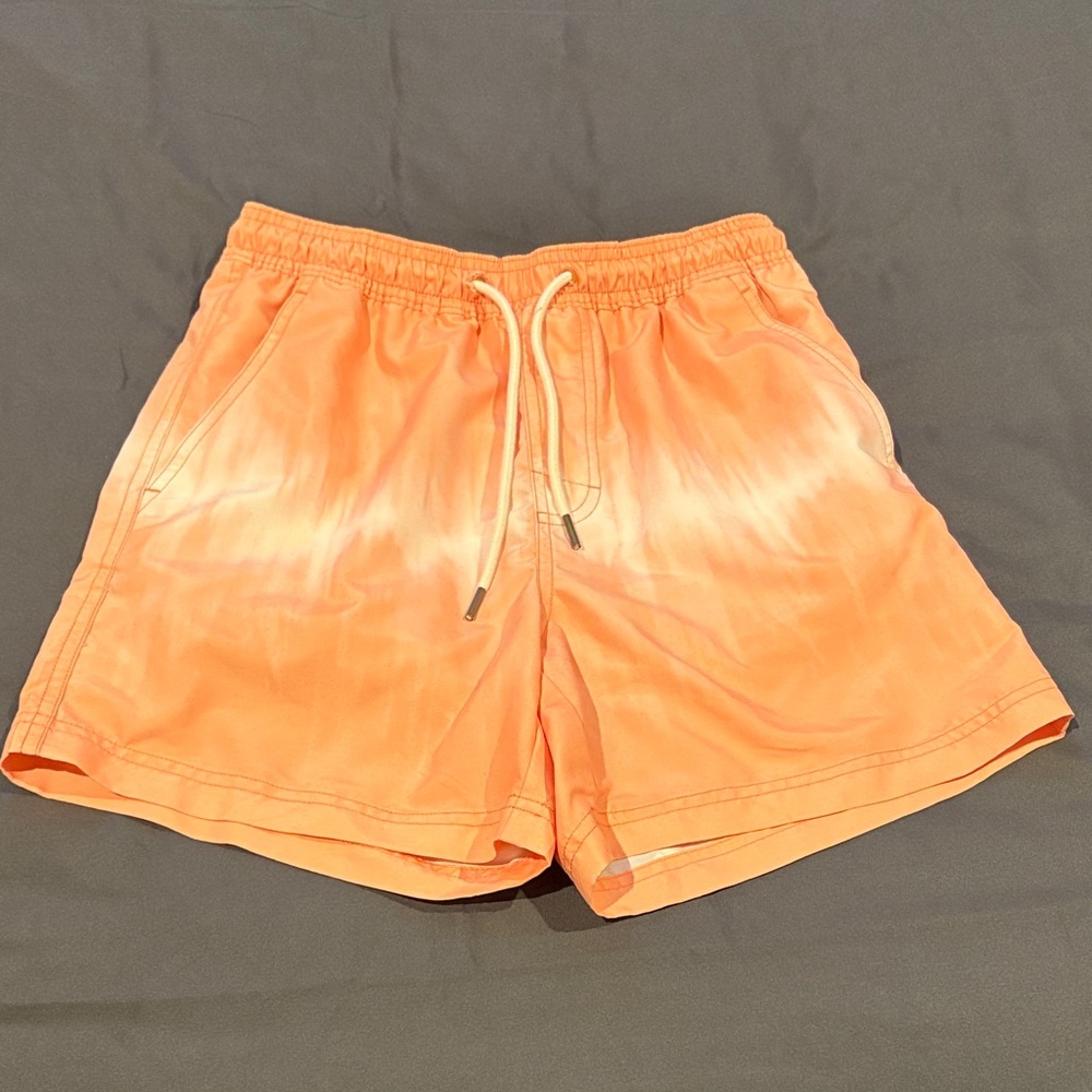 American Eagle Outfitters Men’s Orange Swim Trunks